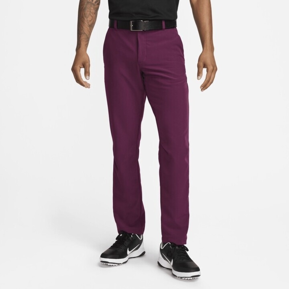Nike Dri-Fit Repel 5 Pocket Slim Golf Pants Men's 42x32 Dark Purple DA3064-610